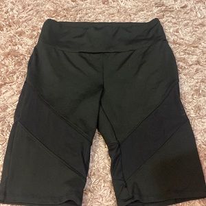 Black biker shorts